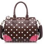 Wave point shoulder bag handbag