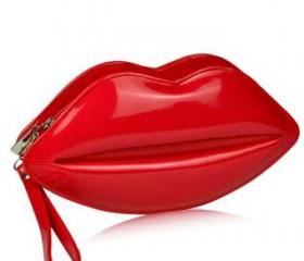 Sexy jelly lips handbag Messenger Bags Evening Bags